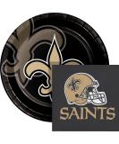 Trendware New Orleans Saints Paper Plate and Napkin Party Kit, 48 ct - Buy Online on GoSupps.com