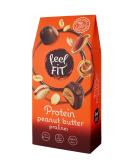 Feel FIT Protein Peanut Butter Pralines - High-Quality Milk Chocolate No Added Sugar 17% Protein Gluten-Free - 66g Pack | Healthy Snack Option - Buy Online on GoSupps.com