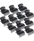 Hot Roller Clips Hair Curler Claw Clips Replacement Roller Clips for Women Girls Hair Section Styling (12 Pieces, Black) - Buy Online on GoSupps.com