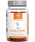 Elixirvit Liquid Curcumin with Vitamin D 185x More Bioavailable Than Typical Turmeric/Curcumin Supplements Advanced Turmeric Extract with NovaSOL 60 High Strength Capsules - Buy Online on GoSupps.com