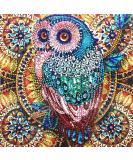 Hibah Diamond Painting DIY 5D Special Shape Rhinestone  Owl  Partial Diamond Crystal Diamond Painting Set (Mandala) golden - Buy Online on GoSupps.com