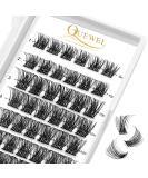 QUEWEL 72 PCs Eyelash Cluster Mix 8-16mm | Soft Individual False Eyelashes for DIY Extensions | Perfect for Personal Makeup | QUH-S013-MIX8-16mm - Buy Online on GoSupps.com