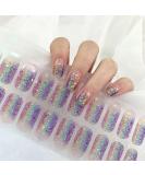 Buy Ceboic UV Gel Nail Film - 22 Half-Hardened Self-Adhesive Gel Strip Stickers | Long-Lasting Colorful Star French Nail Wraps for Hands & Feet - International Shipping - Buy Online on GoSupps.com