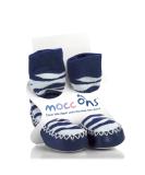 Mocc Ons Moccasin Style Slipper Socks - 6-12 Months Zebra Stripe | Comfy and Stylish Baby Footwear - Buy Online on GoSupps.com