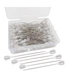 100pcs Corsage Boutonniere Pins Teardrop Pearl Head Pins Bouquet White Straight Head Pins for DIY Crafts Jewelry Making Sewing Wedding Flower Decorations - Buy Online on GoSupps.com