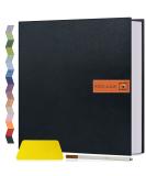 Popotop Large Self-Adhesive Photo Album - 40 Pages Black Scrapbook for DIY Projects - Perfect Gift for Mom, Family, Baby, and Wedding - Includes Metal Pen and Plastic Board - 13x12.6 - Buy Online on GoSupps.com