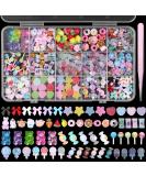 3D Candy Acrylic Nail Charms - Cute Gummy Bear Fruit Lollipop & Ice Cream Nail Art Accessories for DIY Crafts - Buy Online on GoSupps.com