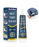 Fabric Repair Glue - Fast Dry Adhesive for Jeans, Pants, Denim, Leather - Washable & Clear - Sewing and Printing - Buy Online on GoSupps.com
