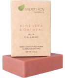 Calamine Soap Bar with Organic Aloe Vera & Colloidal Oats - Gentle Face & Body Soap 4.5 oz - Buy Online on GoSupps.com