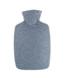 Hugo Frosch Grey Hot Water Bottle Classic 1.8L with Fleece Cover | Eco-Friendly & Cozy Comfort for International Shipping - Buy Online on GoSupps.com