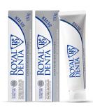 Royal Denta Silver Natural Teeth Whitening Toothpaste with Aloe Vera & Silver Nanoparticles | Fluoride | Pack of 2 (2 x 130g) - Ship Internationally - Buy Online on GoSupps.com