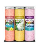 Nortembio Epsom Salt Set - Aromatherapy Trio (Cinnamon Jasmine Rose) | Hydrated with Vitamin C & E | 3 x 430g | E-book Included | Perfect for Floating Therapy - Buy Online on GoSupps.com