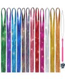 Sparkling Hair Tinsel Kit - 2100 Strands, 47 Inch with Tool, 12 Colors - Perfect for Christmas Decorations - Hair Extensions for Women and Girls - Buy Online on GoSupps.com