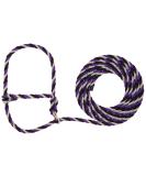 Weaver Leather Livestock Stierwalt Breaking Halter, Purple/Black/Gray, 8 1/2' - Buy Online on GoSupps.com