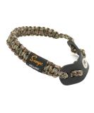 SUNYA Archery Bow Wrist Sling - 550 Paracord Strap with Full Grain Leather Yoke - Expedition Camo - Buy Online on GoSupps.com