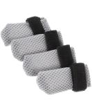 POPETPOP Breathable Cat Shoes Cat Boots 4Pcs shoes for cats cat nails caps cat claw covers Paw Covers Protectors Cat Paw Covers 10X9X0.5CM Grey - Buy Online on GoSupps.com