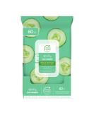 Petal Fresh Cucumber Makeup Removing Cleansing Towelettes - 60ct | Vegan & Cruelty-Free - Buy Online on GoSupps.com