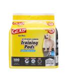Glad for Pets Black Charcoal Puppy Pads-New & Improved Puppy Potty Training Pads That Absorb & NEUTRALIZE Urine Instantly-Training Pads for Dogs, Dog Pee Pads, Pee Pads for Dogs, Dog Crate Pads 100 Count Regular - Buy Online on GoSupps.com