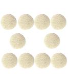 Set of 10 Eco-Friendly Natural Loofah Facial Pads - Reusable Exfoliating Scrubber Rounds for Face Cleansing & Makeup Removal by Serrento - Buy Online on GoSupps.com