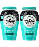 Incredible Tahini Classic Natural Sesame Butter 2 Pack 16oz | Plant-Based & Certified Kosher | Ideal for Salad Dressing, Hummus & Vegan Dips - Buy Online on GoSupps.com