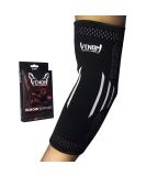 Venom Elbow Brace Compression Sleeve - Elastic Support Tendonitis Pain Tennis Elbow Golfers Elbow Arthritis Bursitis Basketball Baseball Football Golf Lifting Sports Men Women Black Large (Pack of 1) - Buy Online on GoSupps.com