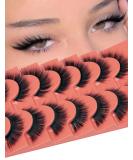 JIMIRE Fox Eye False Eyelashes Faux Mink Eyeliner Effect Cat Eye Lashes Natural Look Angled Winged Fake Eyelashes Pack 7 Pairs Q - Buy Online on GoSupps.com