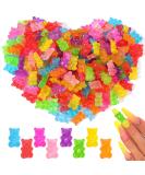 Palksky 3D Gummy Bear Nail Charms - 160 Pcs, Kawaii Nail Art Decoration in 8 Colors - Buy Online on GoSupps.com