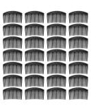 28 Pack Black Small Plastic Hair Side Comb With Long Teeth Hairpins Grips Barrettes Clamps Bows for Women Bridal Wedding Veil Decorative Headpiece French Twist Updo Bun Accessories - Buy Online on GoSupps.com