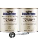 Ghirardelli Sweet Ground White Chocolate Gourmet Flavored Powder 3.12 Pound (Pack of 2) + Barista Spoon - Buy Online on GoSupps.com