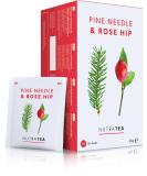 Nutra Tea - Pine Needle & Rosehip Tea | Pine Needle Tea | Pine Tea - 20 Tea Bags - Herbal Tea 20 Count (Pack of 1) - Buy Online on GoSupps.com
