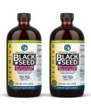 Amazing Herbs Premium Black Seed Oil 16oz (Pack of 2) - Gluten Free, Non GMO, Cold Pressed Nigella Sativa for Digestive Health, Immune Support & Brain Function - Buy Online on GoSupps.com