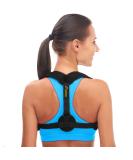 Back Brace Posture Corrector for Men & Women - Elastic Upper & Lower Back Support - Buy Online on GoSupps.com