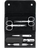 Zwilling Manik reset & Pedicureset - 5-Piece Nail Care Kit in Real Leather | Includes Combination Nail Scissors | Black - International Shipping Available - Buy Online on GoSupps.com