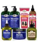 Difeel Biotin Ultra Growth Beauty Bomb 7-Piece Set for Hair Growth - Enhance and Strengthen Your Hair Naturally - Buy Online on GoSupps.com