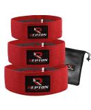 3 Sets Resistance Bands for Glutes, Hips, and Legs | Ideal for Home Gym Workout | Non-Slip Booty Band for Women and Men | Red Physio Resistant Loop - Buy Online on GoSupps.com