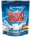 Ironmaxx 100% Whey Protein Powder - French Vanilla 2.35kg | Water-Soluble Low Sugar & Flavor Variety - Buy Online on GoSupps.com