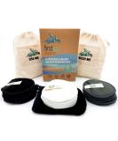 Sliming Pads Premium Set - 19 pcs Bamboo & Cotton Washable Makeup Remover with Laundry Bags & eBook | Eco-Friendly Sustainable Zero Waste Products - Buy Online on GoSupps.com