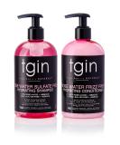 tgin Rose Water Shampoo + Conditioner DUO - For Natural Hair - Dry Hair - Curls - Waves - Color Treated Hair - Low Porosity - Fine hair 13oz - Buy Online on GoSupps.com