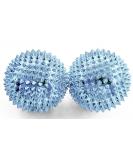 2x DBT Skills Hedgehog Ball - Magnetic Acupressure Stress Relief & Massage Ball | Light Blue | Enhance Mobility Concentration & Tension Relief (47mm) - Buy Online on GoSupps.com