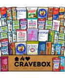 CraveBox Healthy Care Package - 40 Count Natural Snacks Gift Box for Valentineâ€™s Day | Nuts, Fruits & Chocolates for Students & Office - Buy Online on GoSupps.com