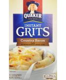 Quaker Country Bacon Flavor Instant Grits, 12 Ounce - Buy Online on GoSupps.com