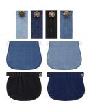 8-Piece Maternity Pants Extender Set for Pregnancy Women and Men - Elastic Button Extenders for Jeans and Trousers - Adjustable Waistband - Assorted Colors - Buy Online on GoSupps.com
