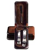 ManBasics Mens Nail Grooming Kit - Stainless Steel Nail Clippers Set for Men - Buy Online on GoSupps.com