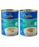 Cortas Baba Ghanoush & Hummus Tahina Combo - Eggplant & Chickpea Dip (Gluten Free) | Ready to Serve | 2 Cans Appetizer Set - Buy Online on GoSupps.com