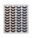 JIMIRE 20 Pairs Mixed Fluffy & Natural Volume False Eyelashes - Wispy Faux Mink Lashes Pack - Buy Online on GoSupps.com