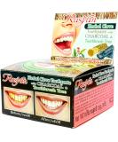 Rasyan Herbal Clove Toothpaste (0.88 oz) with Charcoal & Toothbrush Tree - Whiter Healthier Teeth | Imported from Thailand - International Shipping Available - Buy Online on GoSupps.com