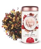 Pinky Up Chai Latte Loose Leaf Tea | Whole Leaf Organic Black Tea, 40-60mg Caffeine Per Serving, Naturally Calorie Free & Gluten Free | 2.5 Ounce Tin, 25 Servings Chai Latte - Tin Can - Buy Online on GoSupps.com