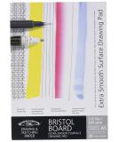 Winsor & Newton A5 Bristol Board Gummed Pad - Extra Smooth Drawing Pad - Buy Online on GoSupps.com