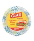Glad Round Disposable Paper Plates for All Occasions | New & Improved Quality | Soak Proof, Cut Proof, Microwaveable Heavy Duty Disposable Plates | 10" Diameter, 50 Count Bulk Paper Plates 10 Inch (Pack of 50) - Buy Online on GoSupps.com