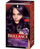 Schwarzkopf Brilliance Jewel Collection Extra Diamond Shine Treatment 703 Dark Amethyst - 3 x 143 ml Pack - Buy Online on GoSupps.com